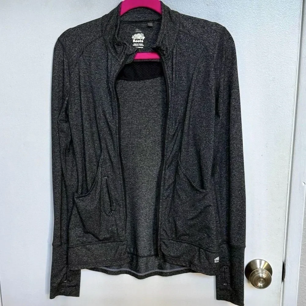Roots Charcoal Gray Fitted Active Jacket - Picture 2 of 7